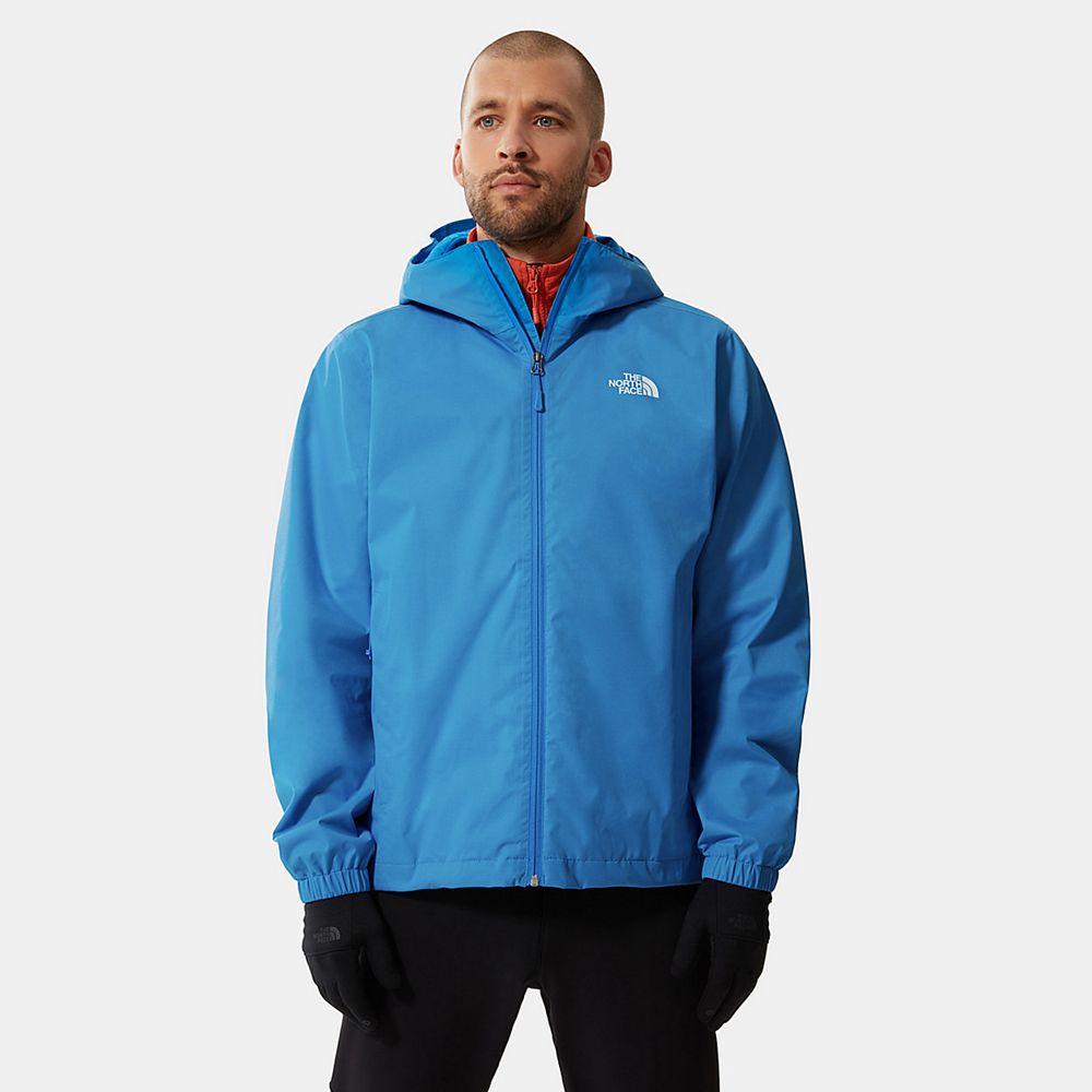 The North Face Hooded Jacket Mens Australia - The North Face Quest Blue Black Hiking (KBU-821047)